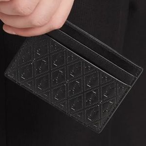 YSL Cassandre Logo Leather Card Holder